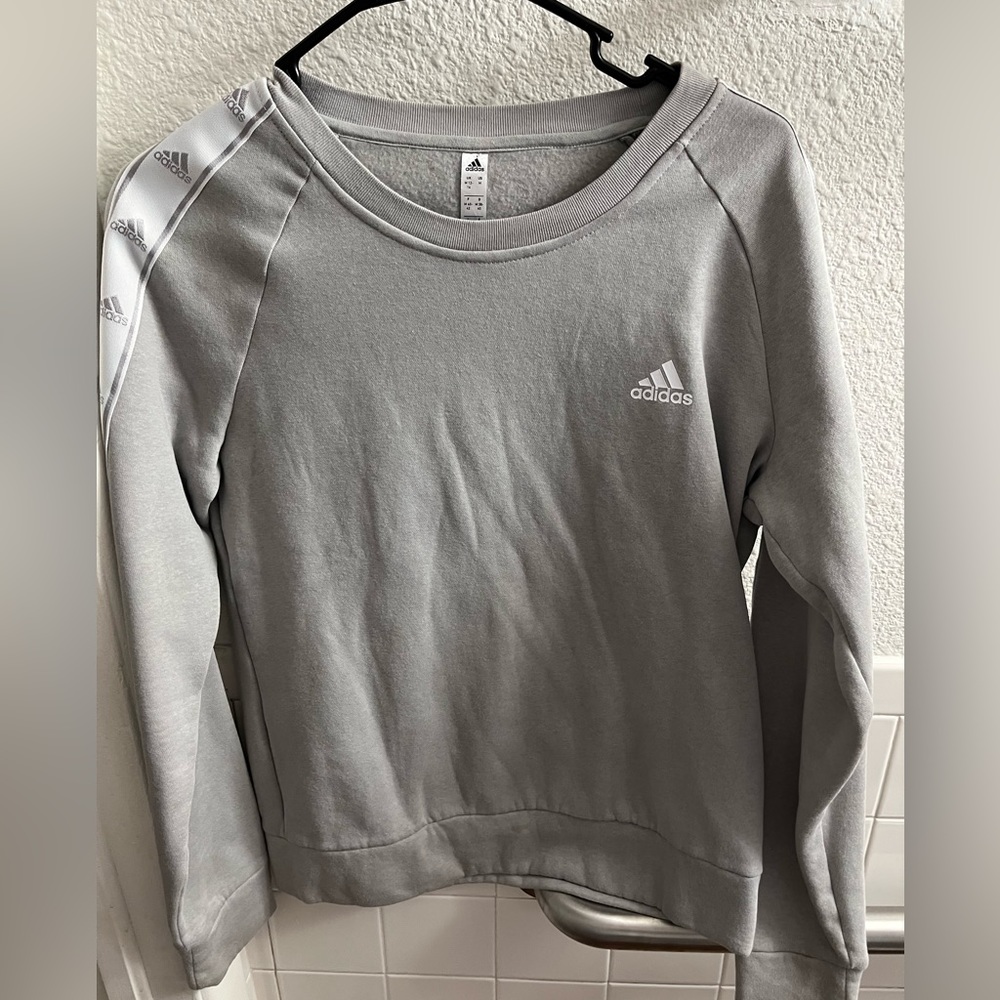 Grey Adidas sweatshirt